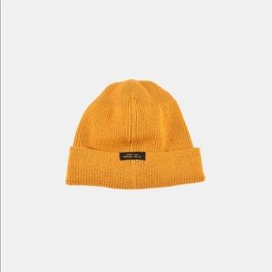 New Dehen 1920 x Langlitz Leathers Wool Knit Watch Cap - Old Gold Colorway